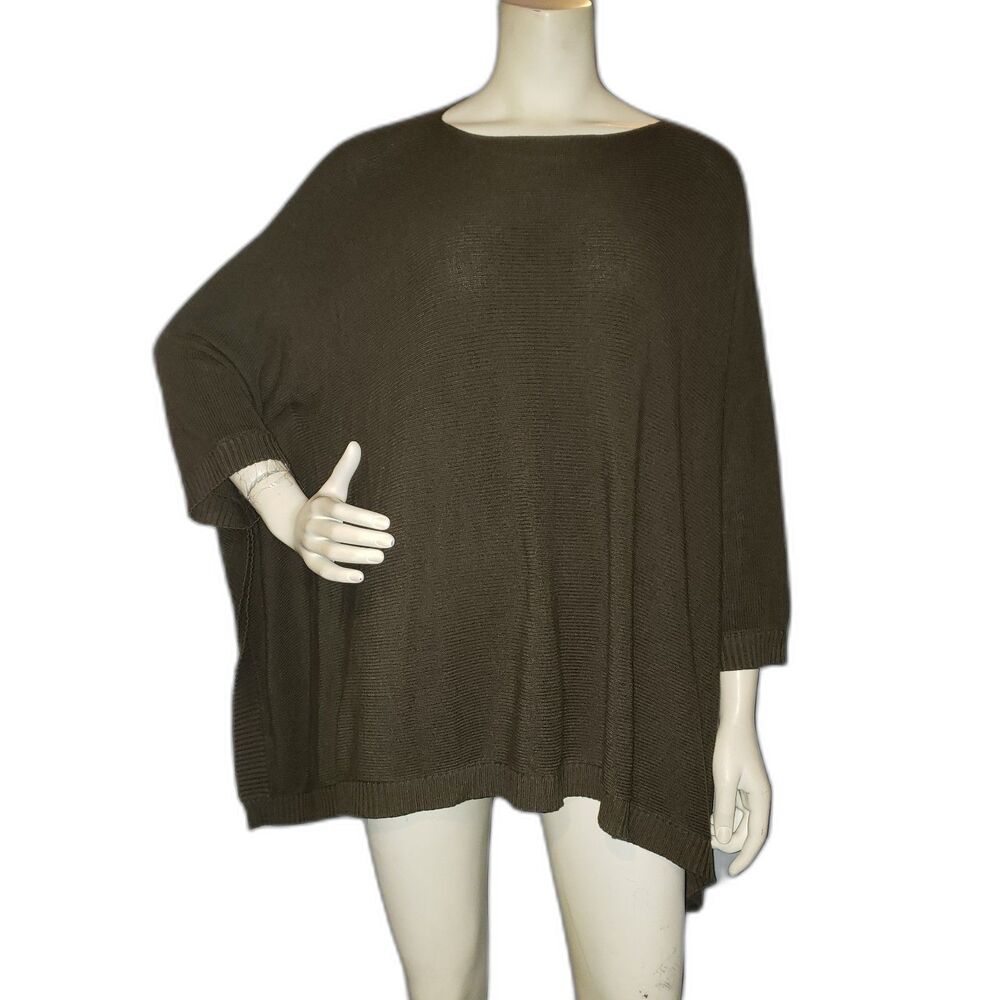 Lululemon Divinity Scarf Poncho Wrap Camo Green Womens One Size